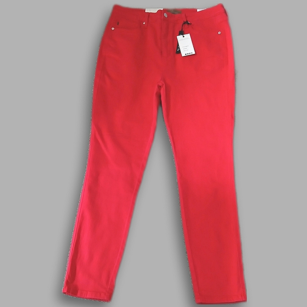 Judy Blue Bright Red Skinny Pants